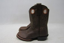 Masterson Youth Size 13.5 M Brown Leather Western Cowboy Boots