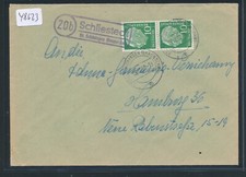 48623) Landpost Ra2 20b Schliestedt &uuml;b.Sch&ouml;ningen (Braunschw), Brief 1957