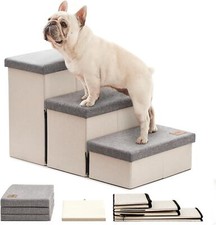 Dog Stairs for High Bed 18HFoldable Pet Stairs for Small Medium or Large Do