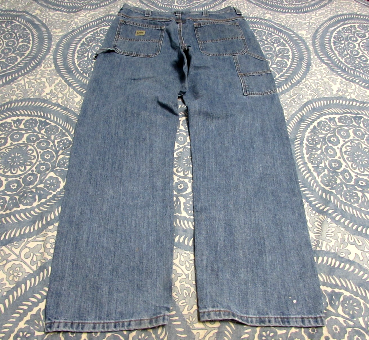 パンツ LEE / dungarees painter pants denim Vtg Lee Dungarees Carpenter Jeans Distressed Denim Painter