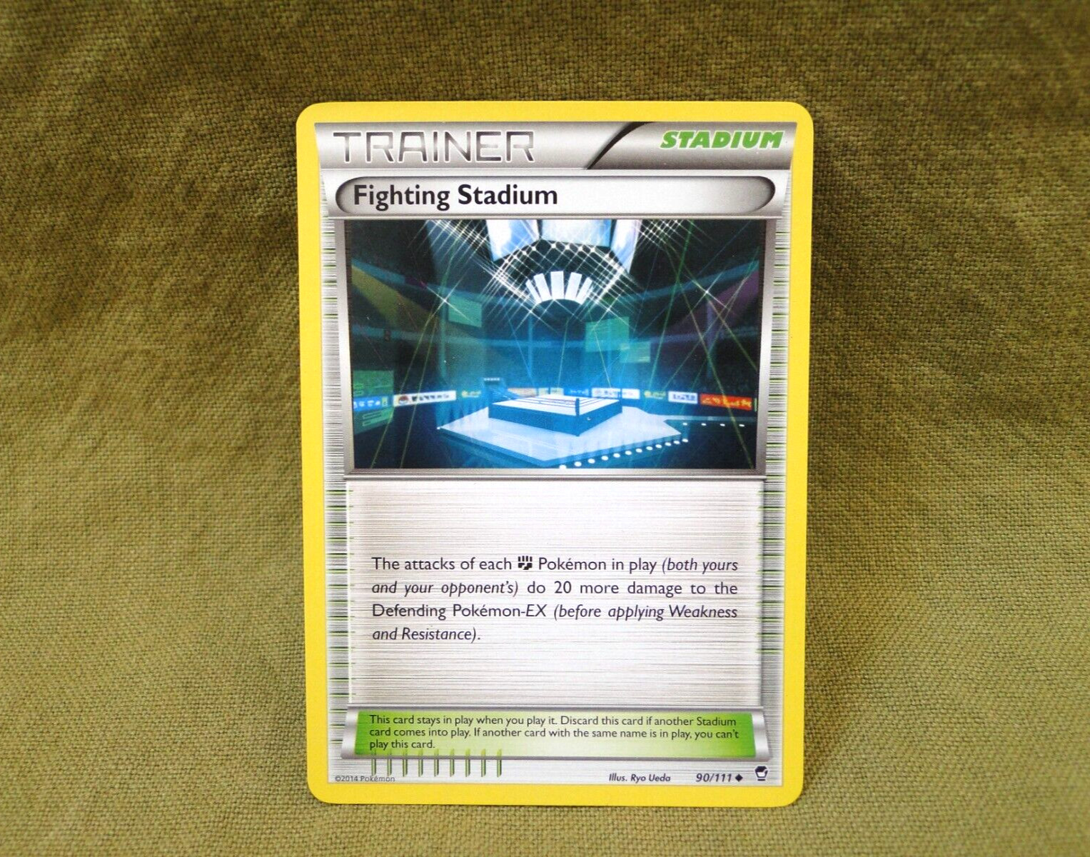 Pokemon Trading Card - Furious Fists: Fighting Stadium 90/111