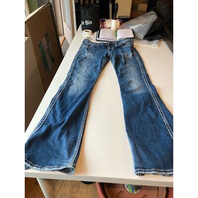 Silver jeans co women's twisted bootcut jeans size w28/L35