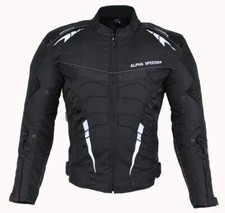 Hommes Moto Textile Veste Motard Polyester Sport Touring de Veste Avec