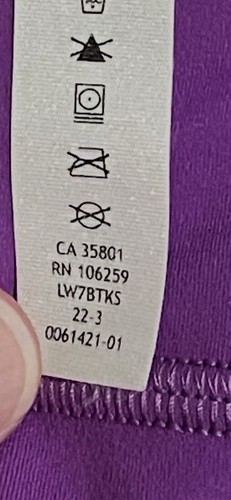 Pantalón Corto Lululemon Atomic Purple Talla 12 Align HR 8" LW7BTKS 22-3 NUEVO SIN ETIQUETAS - Imagen 8 de 8