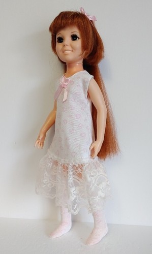 SaLe - CRISSY DOLL CLOTHES Hearts Dress, Socks & Hairband HM Fashion NO DOLL d4e - Picture 4 of 8