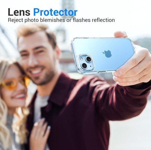 iPhone 15 Case w/ 2 Tempered Glass Screen Protector + 2 Camera Lens Protector - Picture 7 of 7