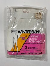 Vintage Sears Winterskins Women s Sports Underwear Long Johns Small 2 Layer