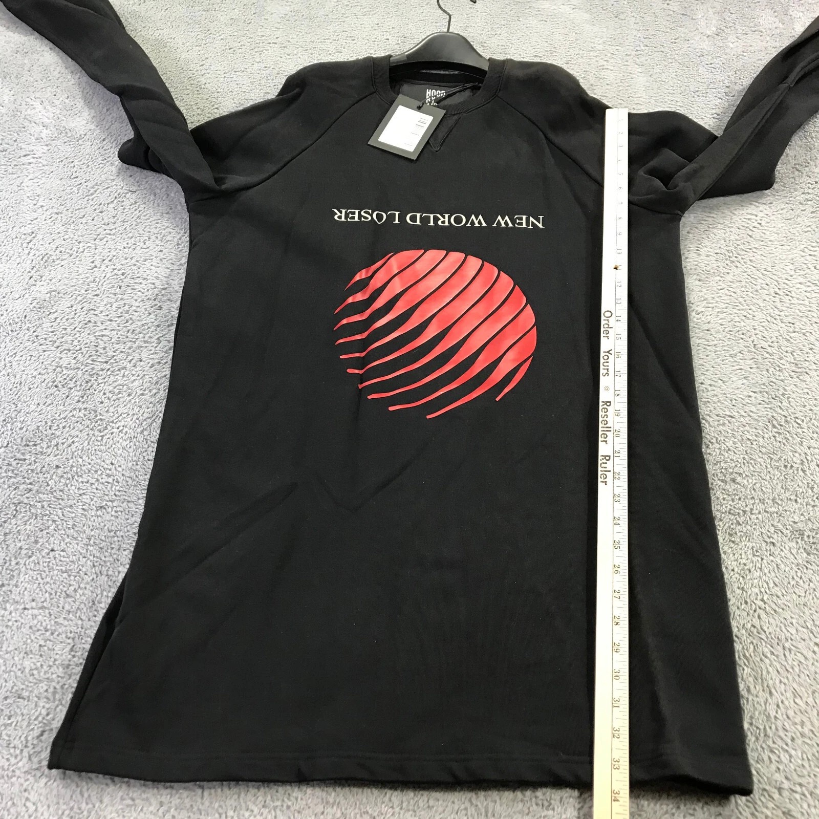 HBA (HOOD BY AIR) Maglione Hood By Air nuovo uomo OS New World Loser HBA maglione vestito felpa