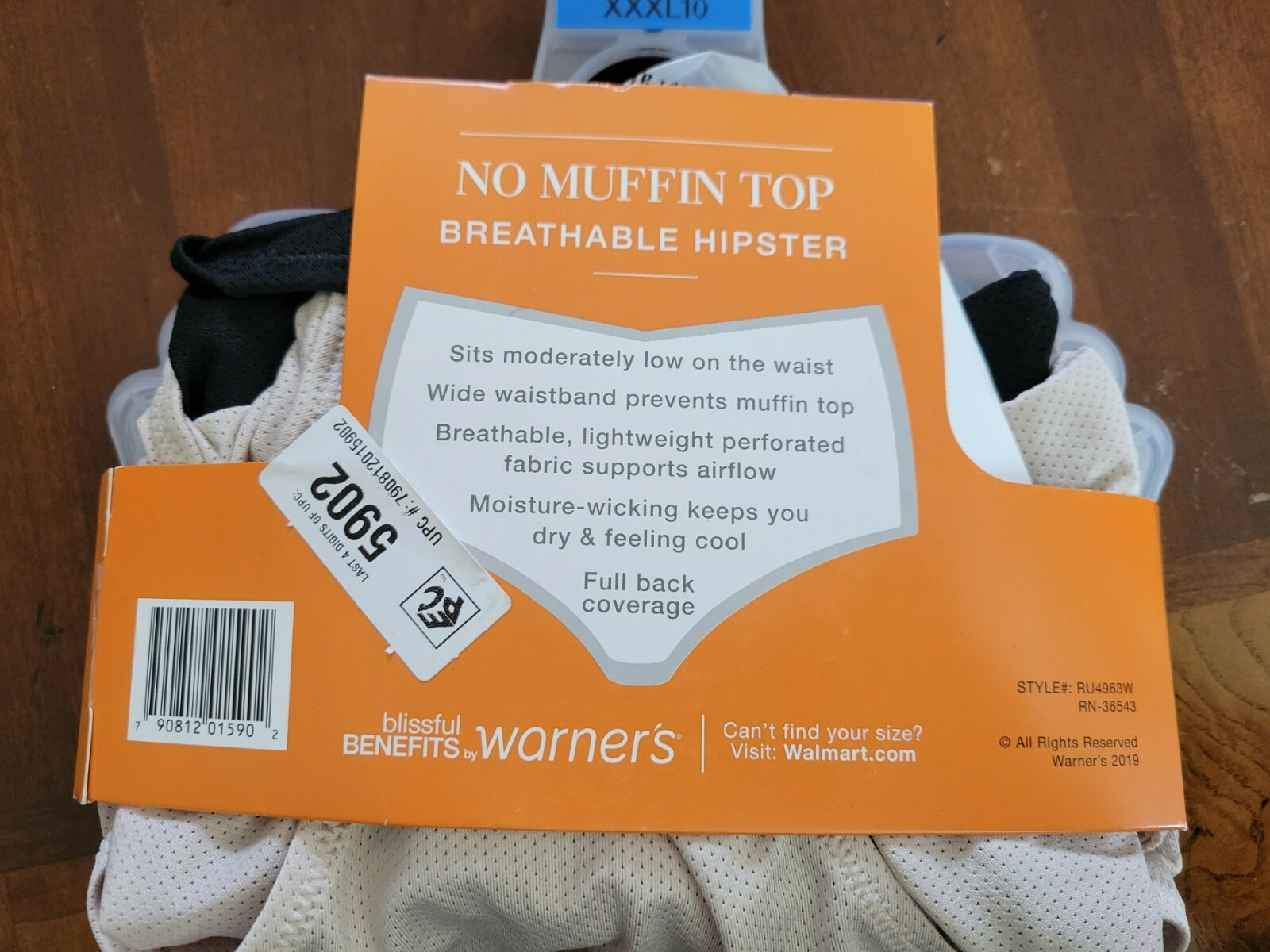 Warner's Blissful Benefits breathable 2pr hipster panties underwear NWT