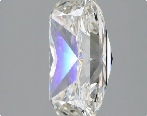 3 CT Radiant Lab Grown Diamond For Engagement Ring - Video 1 of 1