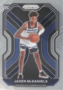 2020-21 Panini Prizm Basketball Base #277: Jaden McDaniels Base