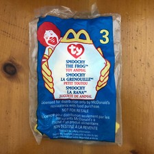 Vintage McDonalds Smoochy The Frog 3 ty Teenie Beanie Baby 1999 NEW