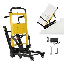 440Lb Folding Stair Climbing Cart Hand Truck Heavy Duty Hand Truck Dolly 6 Wheel