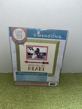 DIMENSIONS Cathy Heck Studio - WITH ALL MY HEART Cross Stitch Kit