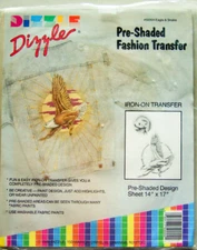 Dizzle "EAGLE & SNAKE" Pre-Shaded Fashion Iron-On Transfer #50004 - New, Unused!