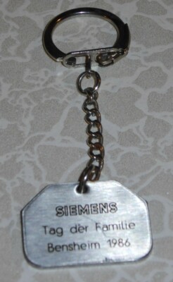 Schlüsselanhänger Siemens Tag der Familie Bensheim 1986
