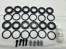 Fits: Dodge Hellcat 6 Piston caliper rebuild kit 143.37023 K3723 Silicone boots