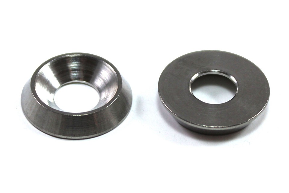 10 Rondelle A Tazza In Alluminio M6 - Diametro 16mm, Altezza 4mm, Per Fissaggi Di Precisione - Foto 6