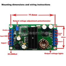 LTC3780 High-Power Automatic Step UP/Down Power Module DC-DC Converter