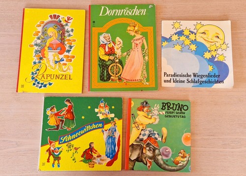 Kinderbücher, Schneewittchen, Dornröschen, Rapunzel, Bruno feiert Geburtstag