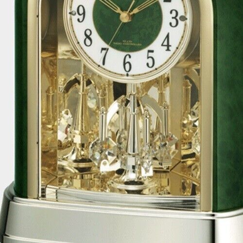 CITIZEN Melody in Motion Table Clock 4RN427-005 Green Grain CITIZEN Melody in Motion Table Clock 4RN427-005 Green Grain