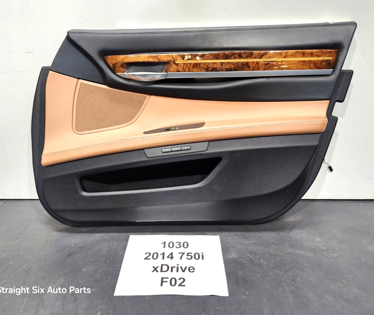 ✓ 10-15 OEM BMW F01 F02 740 750 Front Right Door Card Panel Nappa 