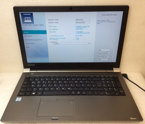 Toshiba Tecra Z50-C-152 Notebook 15,6" Intel Core i7-6500U 2.60 GHz RAM 8GB #272 - Bild 2 von 11