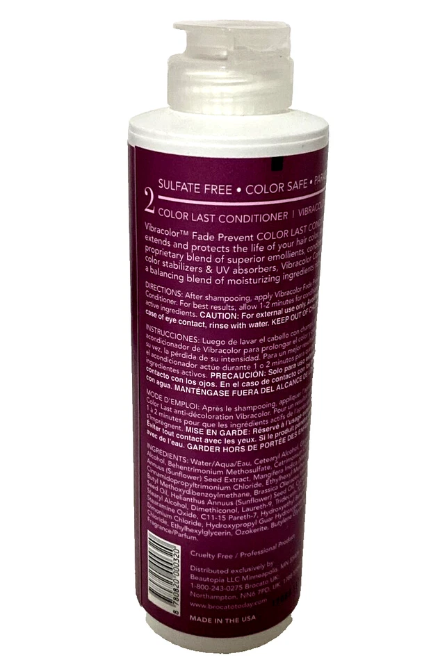 Brocato Fade Prevent Vibra Color - Color Last Conditioner 8.5 oz / 225 ml - Image 2 of 2
