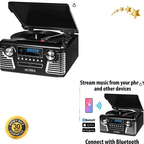 Victrola 50's Retro Bluetooth Record 