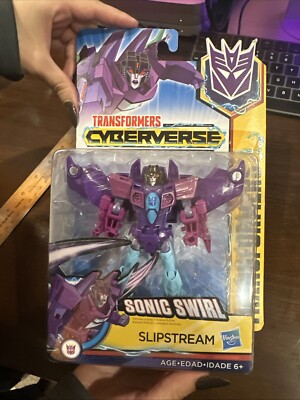 2019 Sealed Hasbro Transformers Slipstream Sonic Swirl Cyberverse Action Figure