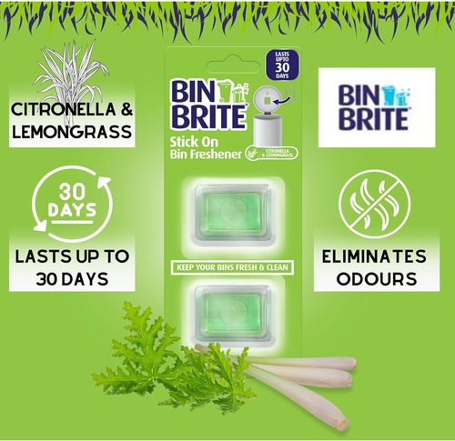 Bin Air Freshener Stick On Odor Remover 2 Pack - Kitchen Bin Fresh Fragrance - Picture 3 of 15