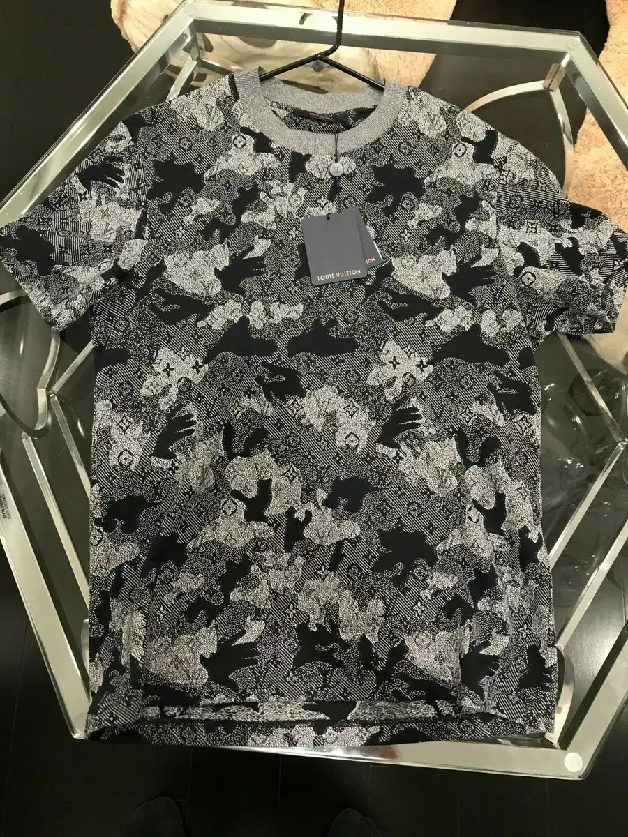 Louis Vuitton 2020 Camo Monogram Shirt S