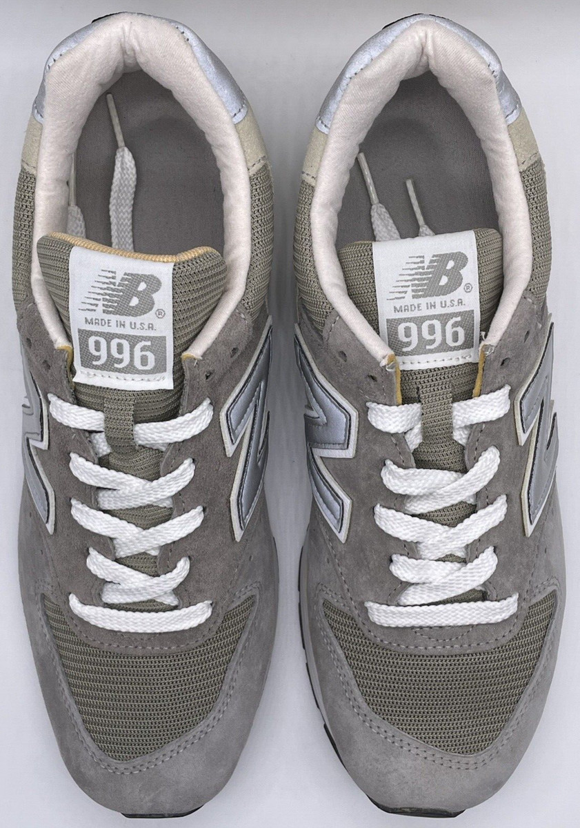 New Balance Mens 996 Grey Made In USA M996 Size 8 D NWOB OG RARE 