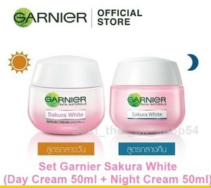 sakura white night cream