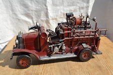 camion de pompier en tole vintage