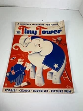 1935 TINY TOWER Children's Magazine JUNE CIRCUS VOL 3 #6 - RICE KRISPIES AD