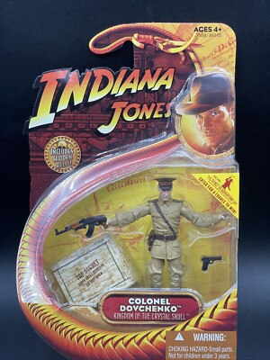 2008 Indiana Jones COLONEL DOVCHENKO Kingdom Crystal Skull Hidden Relic Hasbro 