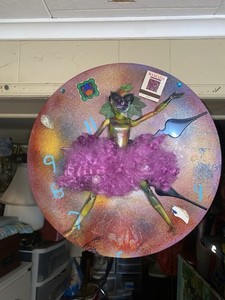 One Of A Kind 3D Original Collage Art Work On Canvas Signed