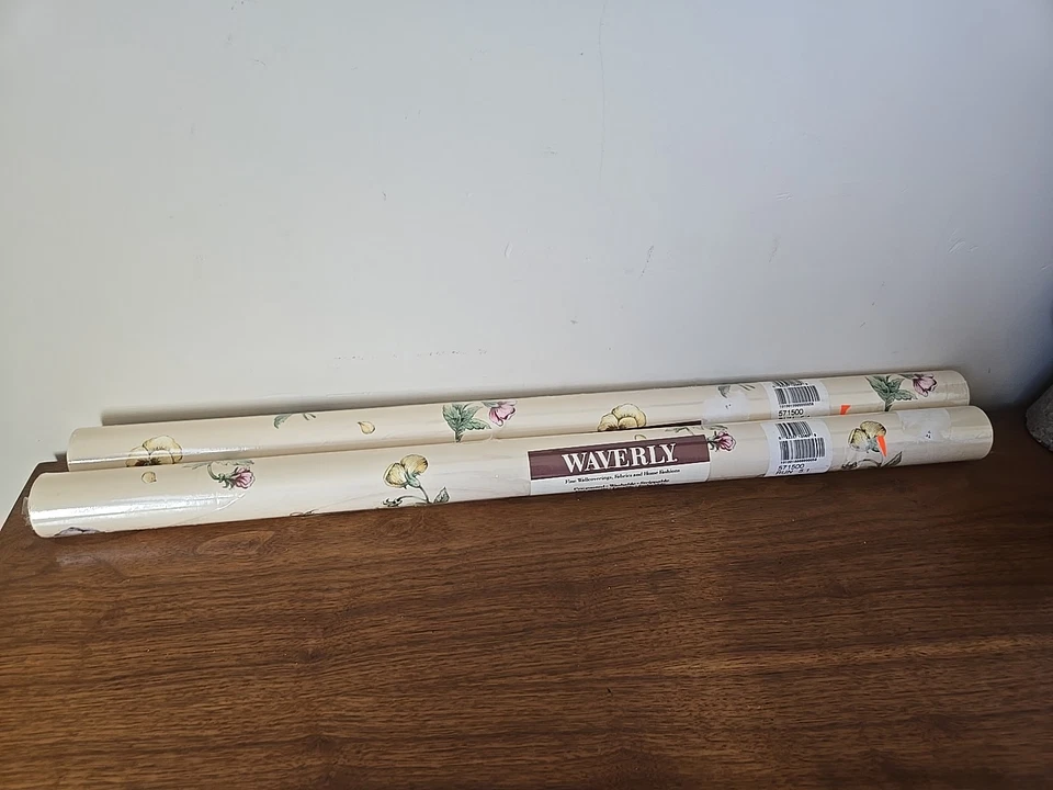 Waverly обои цветочный cottagecore 2 двойной рулонов винтажный новый предварительно наклеенный 571500 - Изображение 2 из 4