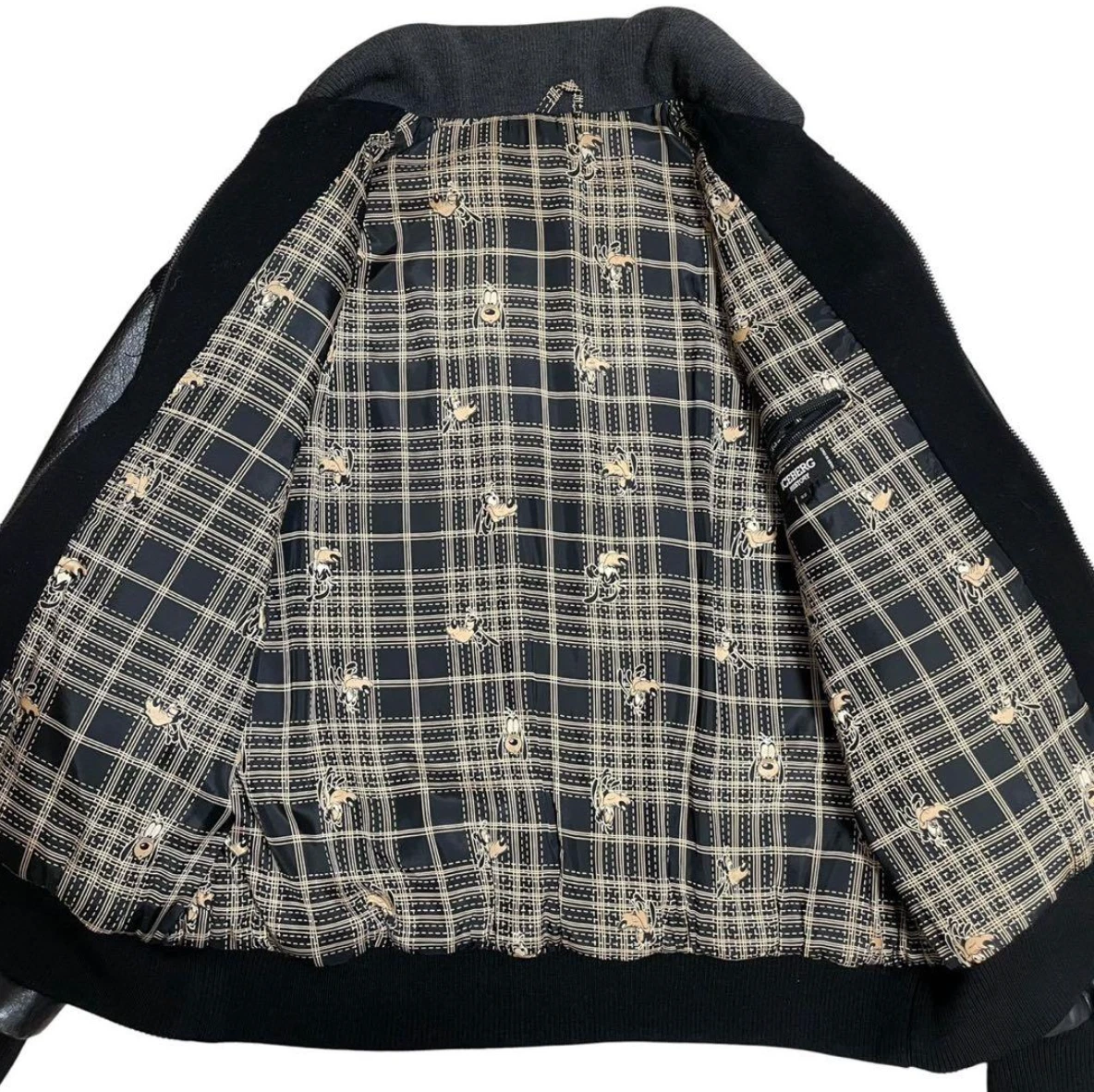 Iceberg HISTORY Vintage Goofy Black Jacket Size 52 Men's Rare From Japan image 3
