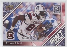2009 Upper Deck Draft Edition Blue 49/50 Jared Cook #136 0a7