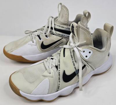 Nike Men's 7.5 React Hyperset White/Gum Buttons Low Basketball Shoes CI2955-100