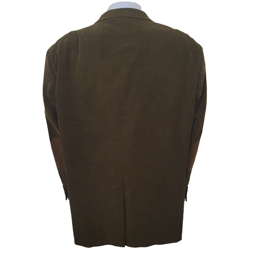 Ralph Lauren LRL blazer mens 58L olive pinwale stretch corduroy sport coat elbow - Picture 7 of 16