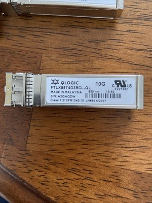 QLOGIC FTLX8571D3BCL 10GB SFP+ Optic Transceiver FTLX8571D3BCL-QL