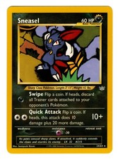 2001 Pokemon Neo Revelation #24 Sneasel 24/64 (NM)