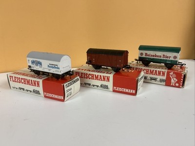 HO Fleischmann Wagons x3 5046 5020 5026