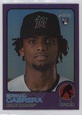 2022 Heritage High Number Hot Box Chrome Purple Refractor Edward Cabrera 0q1p