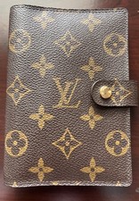 Louis Vuitton LV Agenda PM Diary/Agenda/Notebook Cover Brown Monogram US Seller
