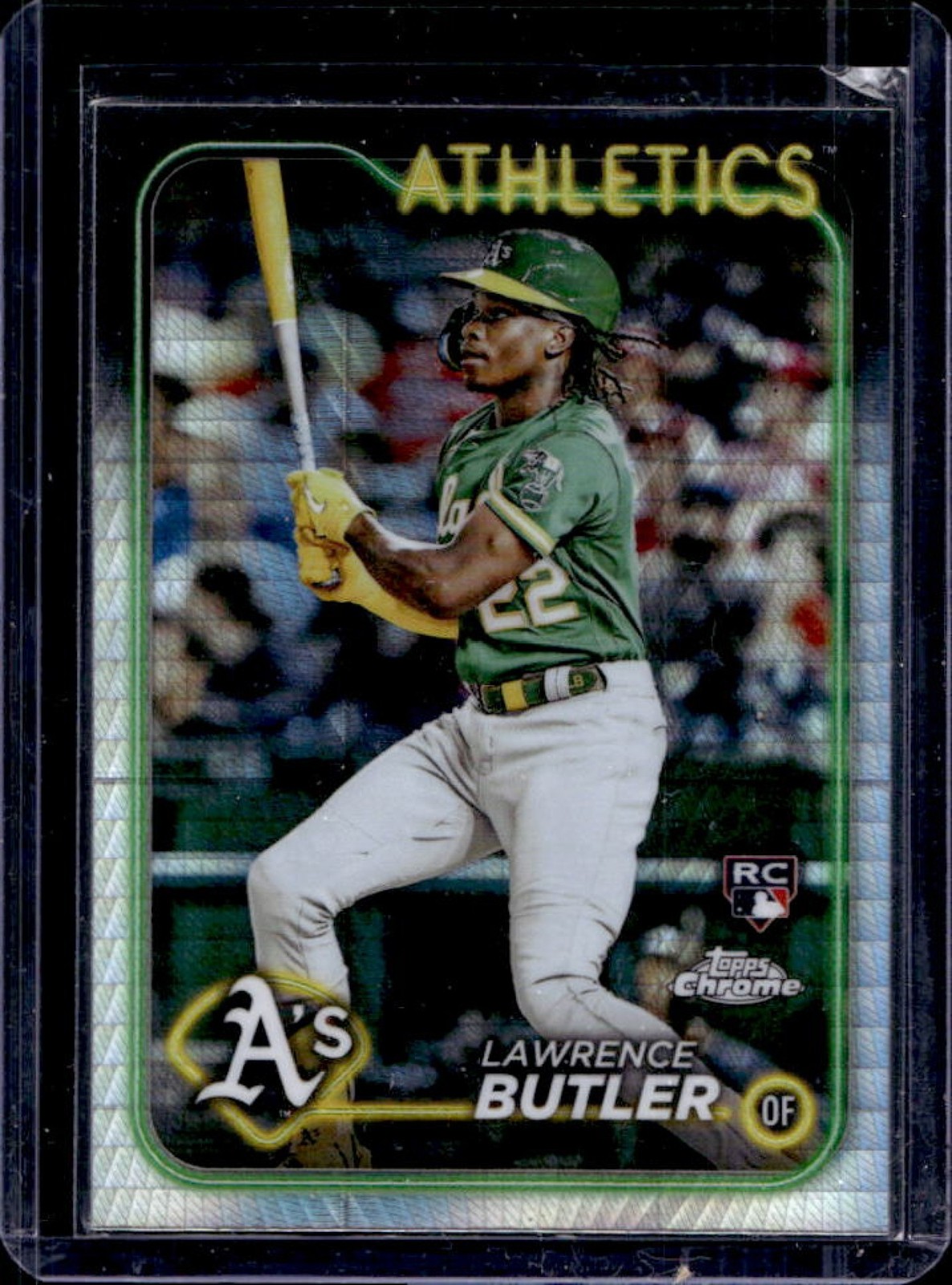 2024 Topps Chrome Lawrence Butler RC Prism Refractor Rookie #5 Athletics