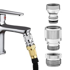 Brass Sink Faucet to Garden Hose Adapter Quick Connect Faucet Faucet Adapter